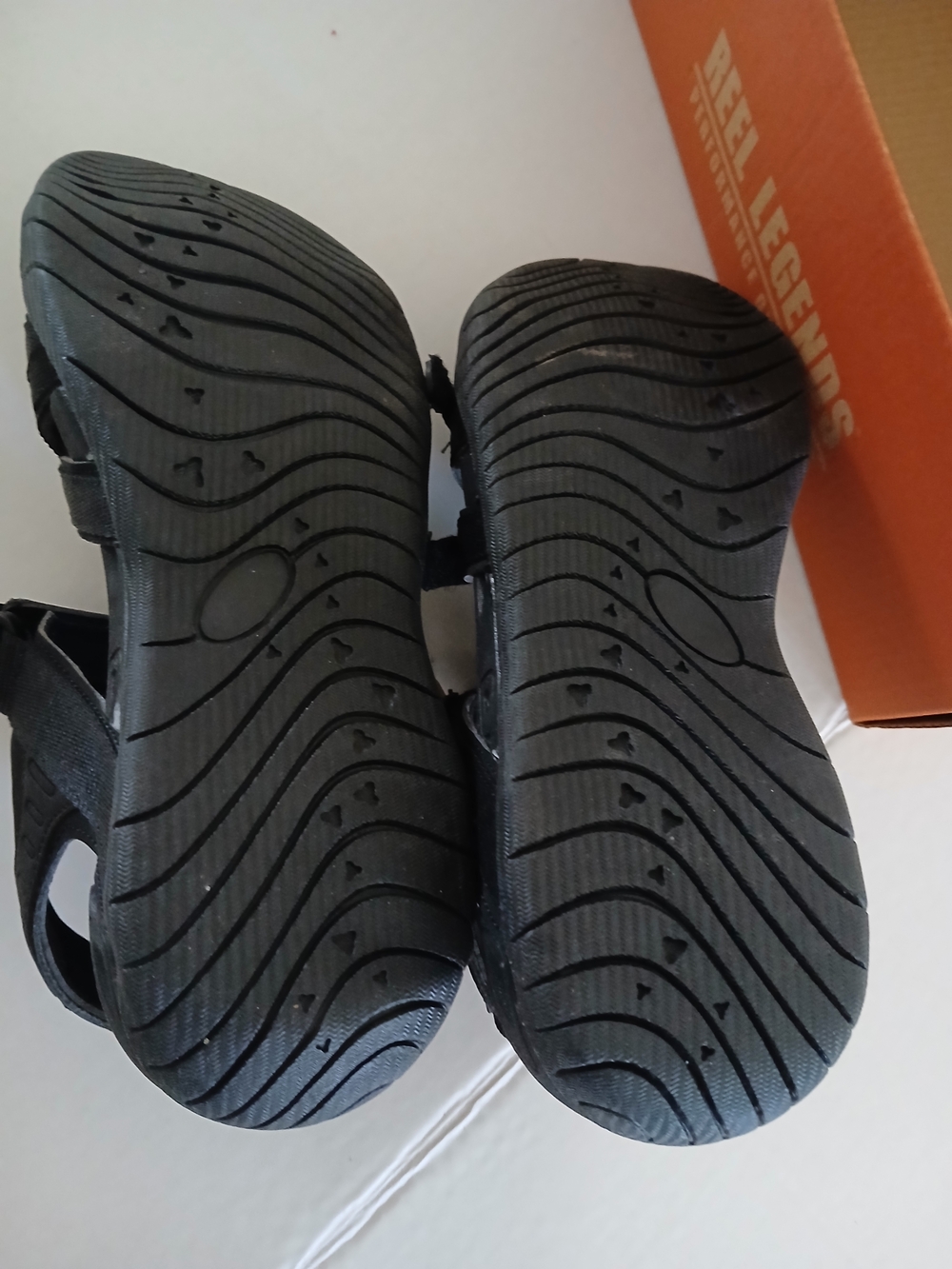 Reel Legends Black Multi-Strap Outdoor Sandals Women's Size 7 New $30 - Picture 8 of 12